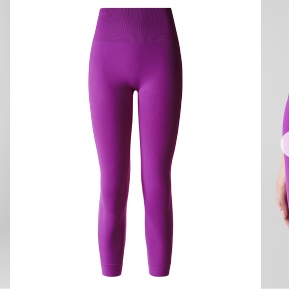 LULULEMON Zone In Crop Compression Leggings Tender Violet Size 4 - Picture 1 of 12